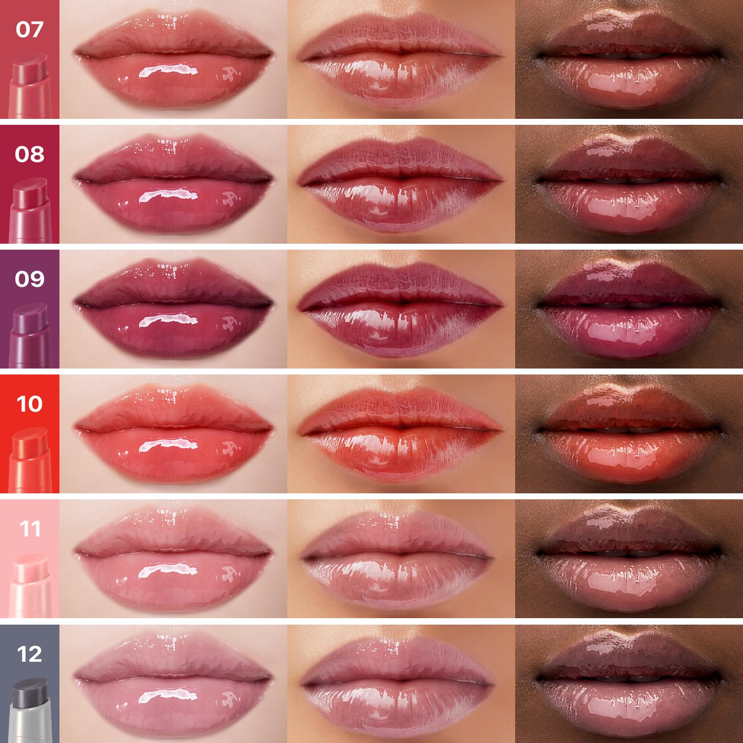 Foto 8 pulgar | Relleno De Labios Nature Republic Honey Melting Lip 05 Plum - Venta Internacional.