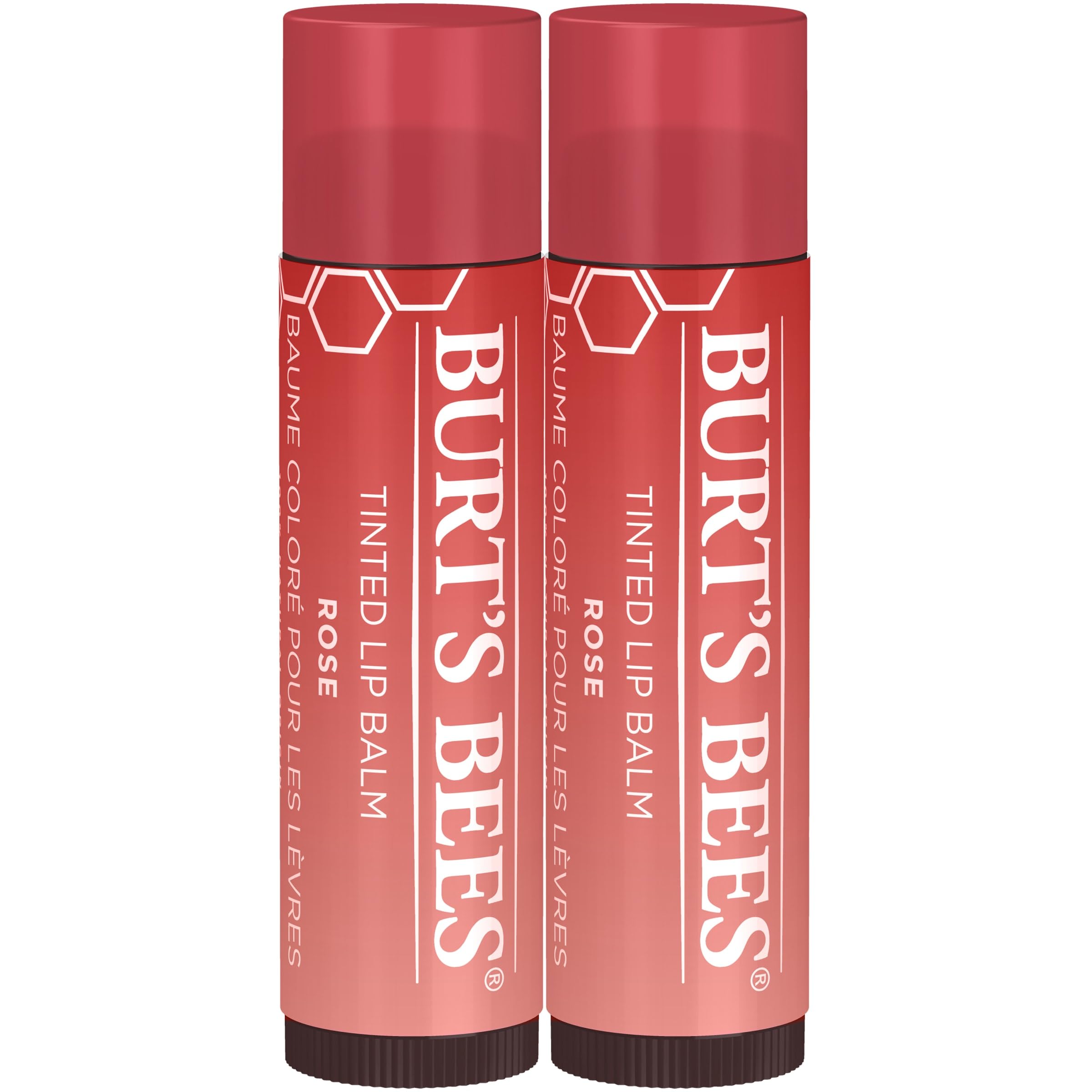 Foto 2 pulgar | Bálsamo Labial Burt's Bees De Larga Duración, 2 En 1, Dúo Petal Rose - Venta Internacional.