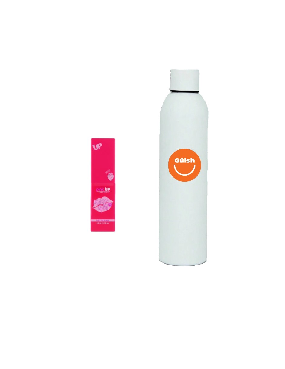 Pink Up Magic Lip + Termo De Agua Güish