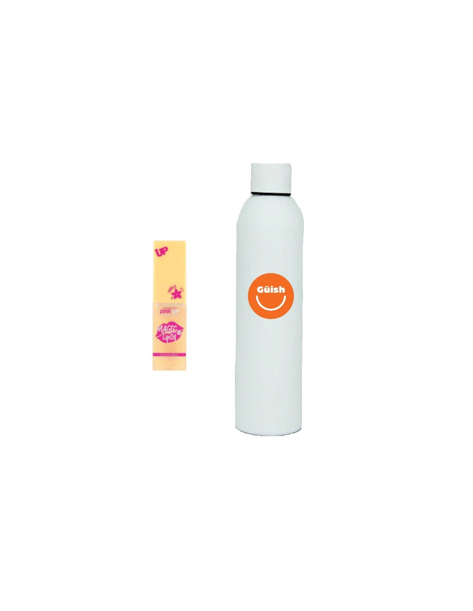 Foto 2 pulgar | Pink Up Lip Oil Magic Con Acido Hialuronico + Termo De Agua Güish