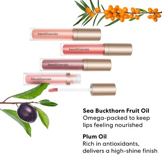 Foto 3 | Brillo Y Bálsamo Labial Bareminerals Mineralist Hidratante Vegan Heart - Venta Internacional.