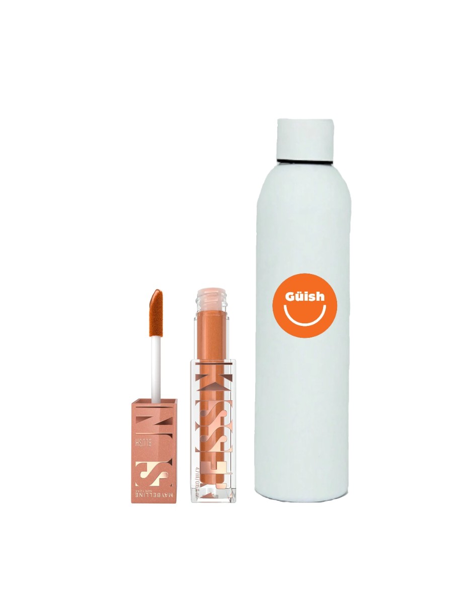 Foto 1 | Iluminador Maybelline New York Sunkisser Líquido Tono Summer In The City + Termo De Agua Güish