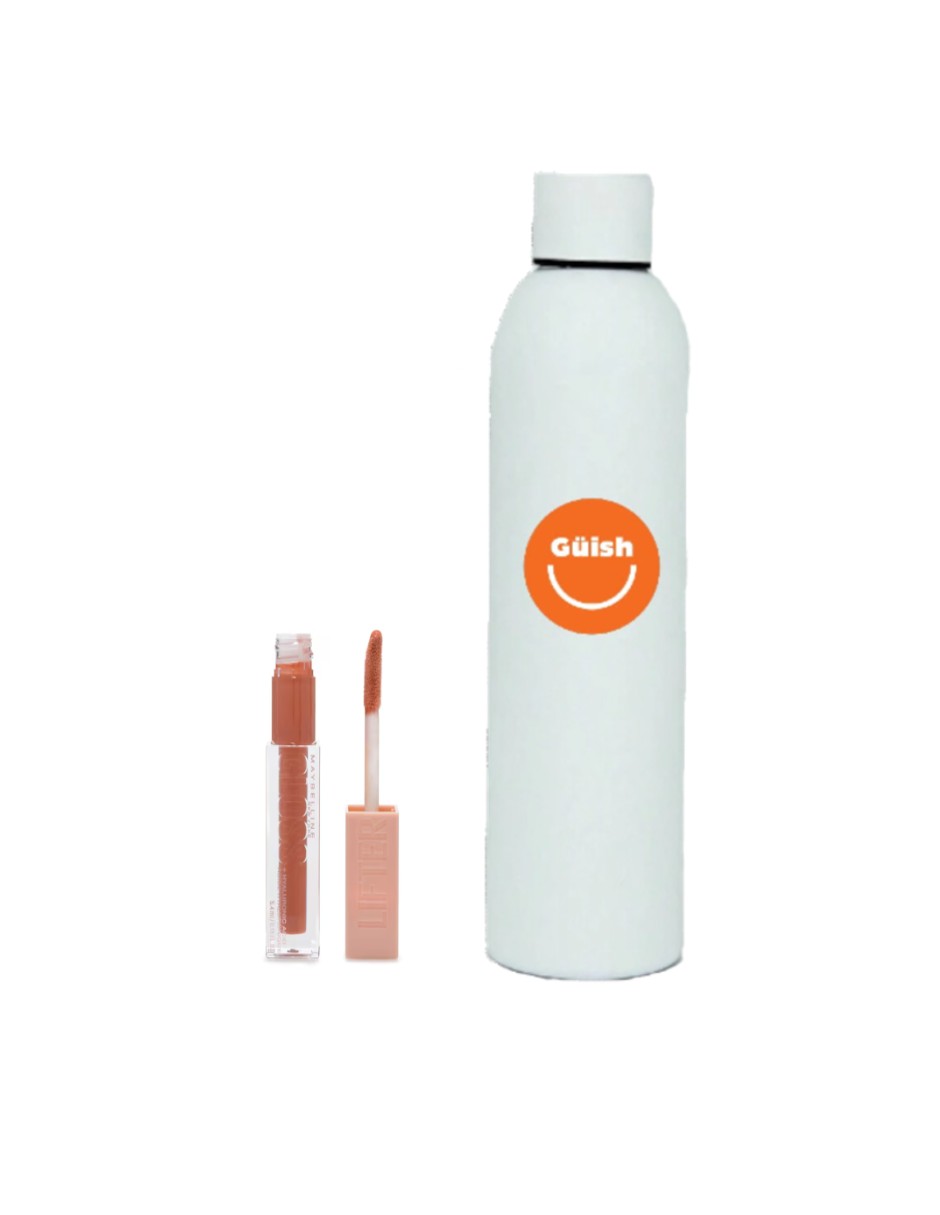 Foto 1 | Maybelline Lifter Gloss Tono Amber 007 + Termo De Agua Güish