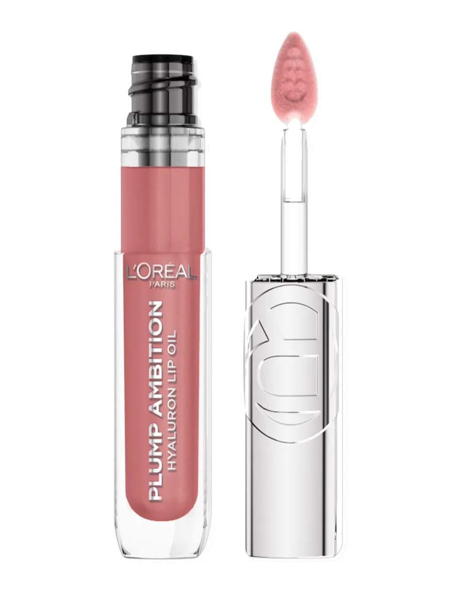 Foto 3 pulgar | Gloss Brillo Labial Plump Ambition Nude Macaron + Termo De Agua De Regalo Güish