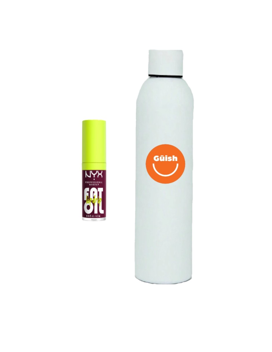 Foto 2 pulgar | Fat Oil Lip Drip Gloss Tono: That's Chic + Termo De Agua De Regalo Güish
