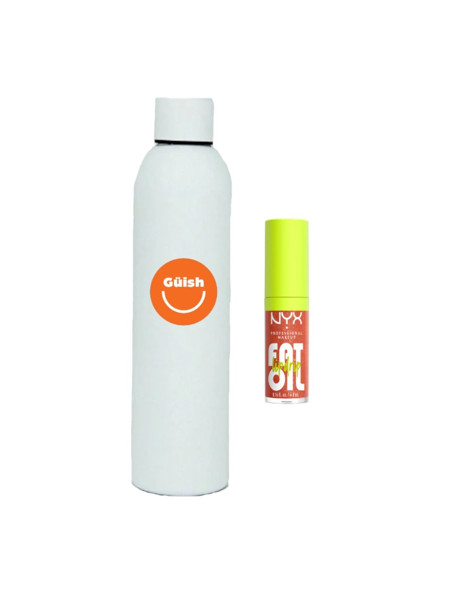Foto 2 pulgar | Lip Oil NYX Drip Gloss Follow + Termo Güish