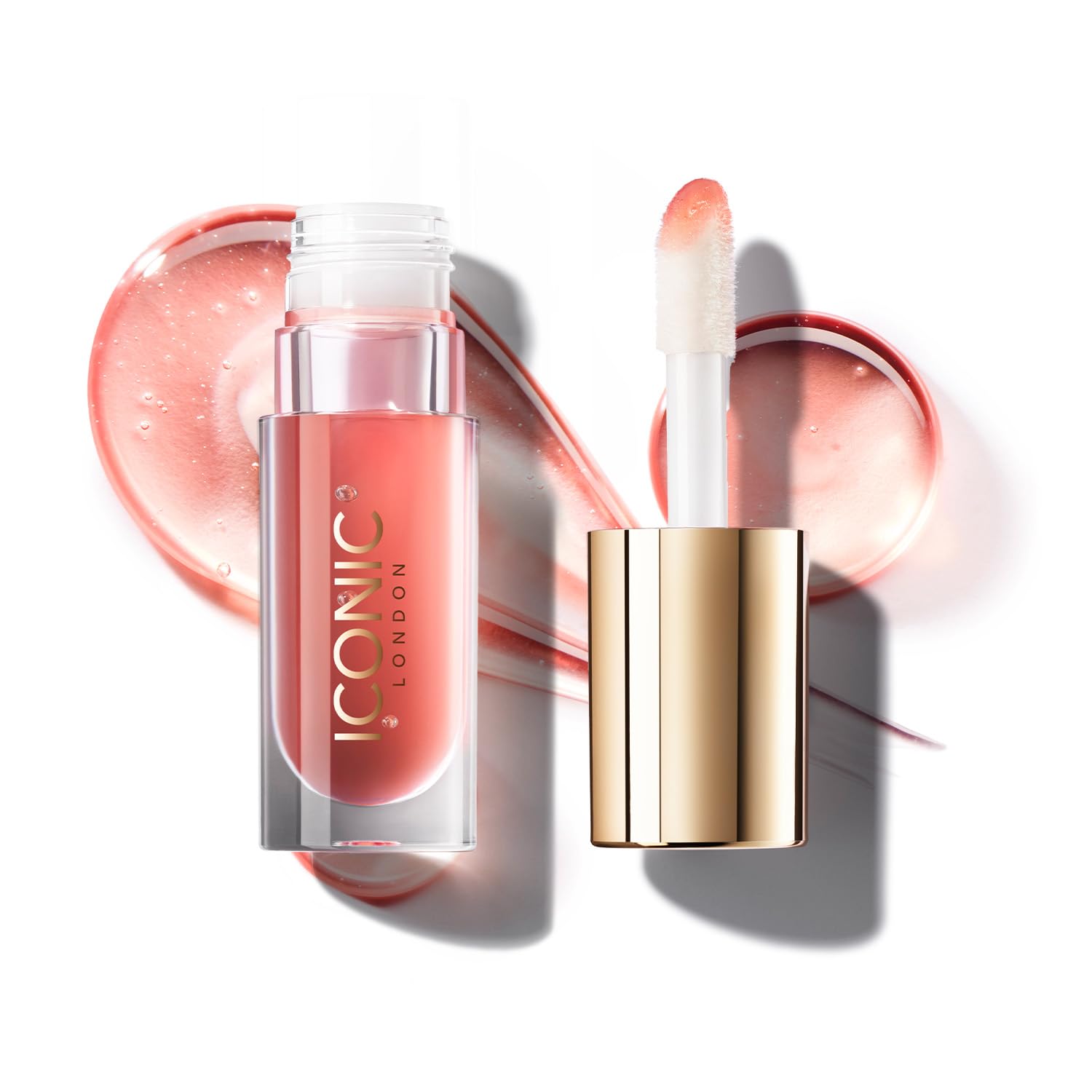 Foto 2 pulgar | Aceite Labial Iconic London Lustre She's A Peach, 6 Ml Con Vitamina C - Venta Internacional.