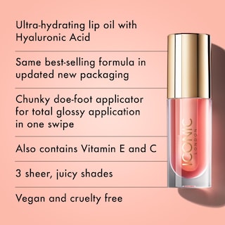 Foto 2 | Aceite Labial Iconic London Lustre She's A Peach, 6 Ml Con Vitamina C - Venta Internacional.