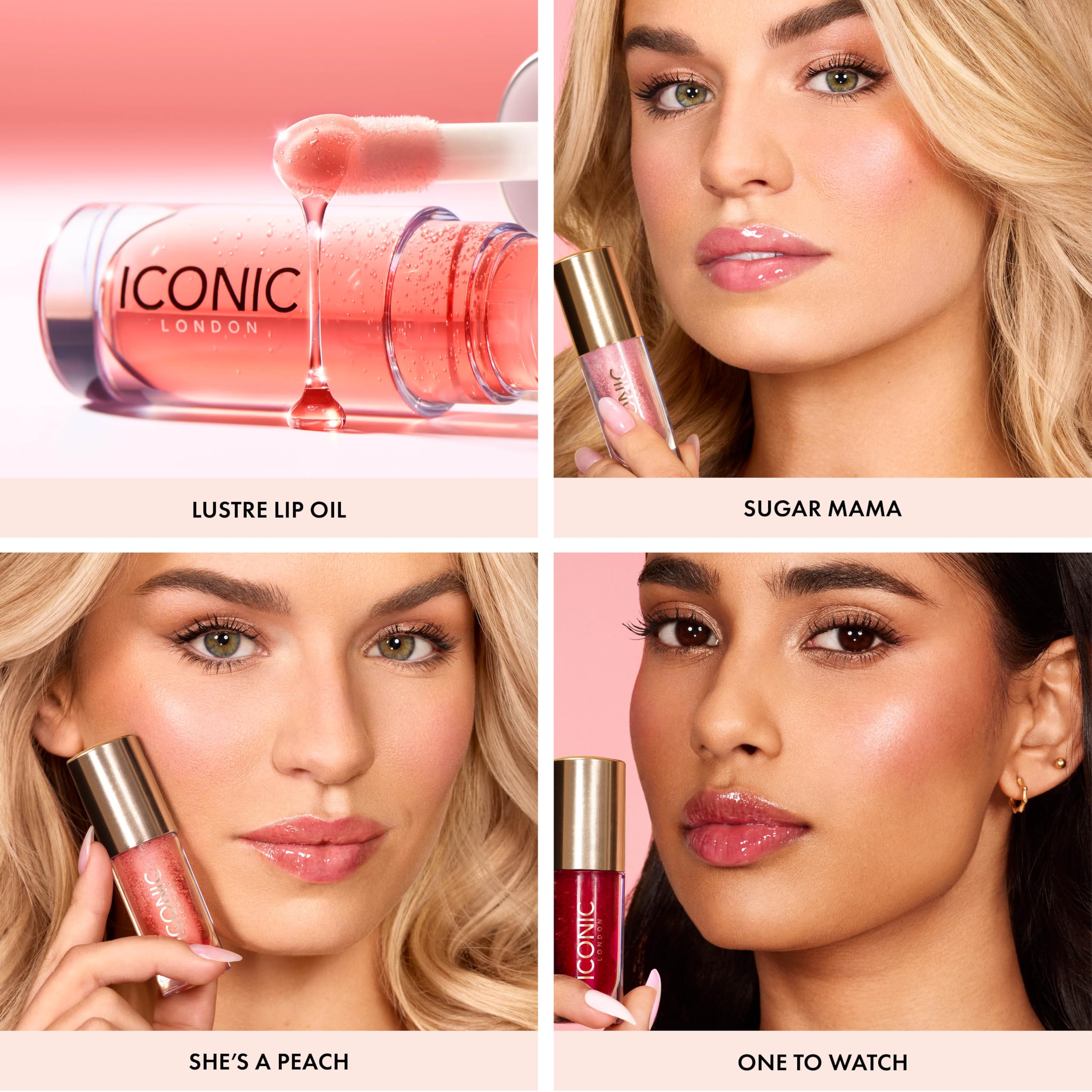 Foto 5 pulgar | Aceite Labial Iconic London Lustre She's A Peach, 6 Ml Con Vitamina C - Venta Internacional.
