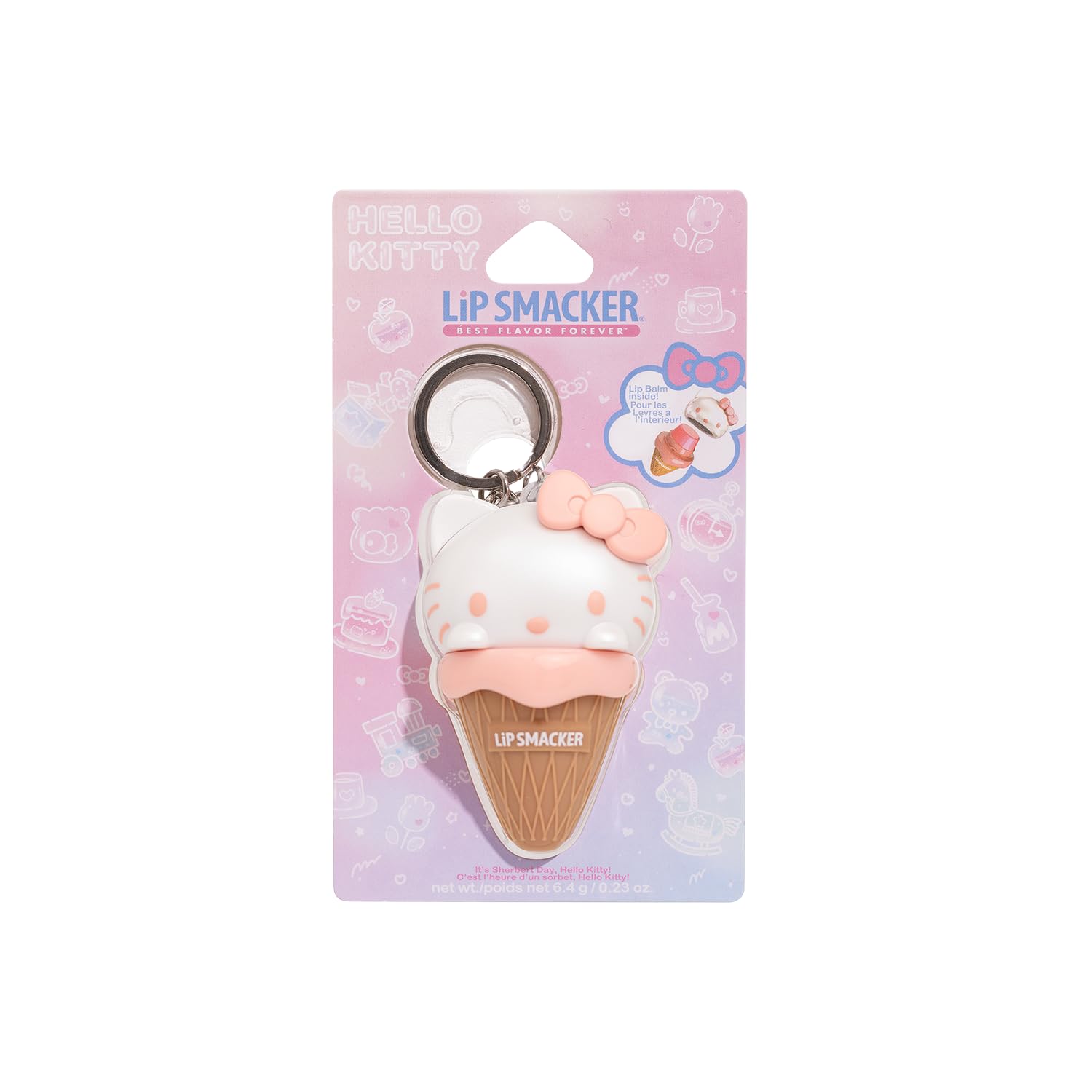 Foto 2 pulgar | Bálsamo Labial Lip Smacker Hello Kitty Ice Cream Colección Sanrio - Venta Internacional.