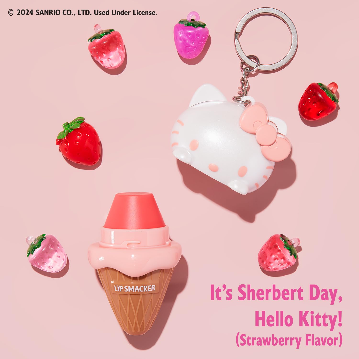 Foto 2 | Bálsamo Labial Lip Smacker Hello Kitty Ice Cream Colección Sanrio - Venta Internacional.
