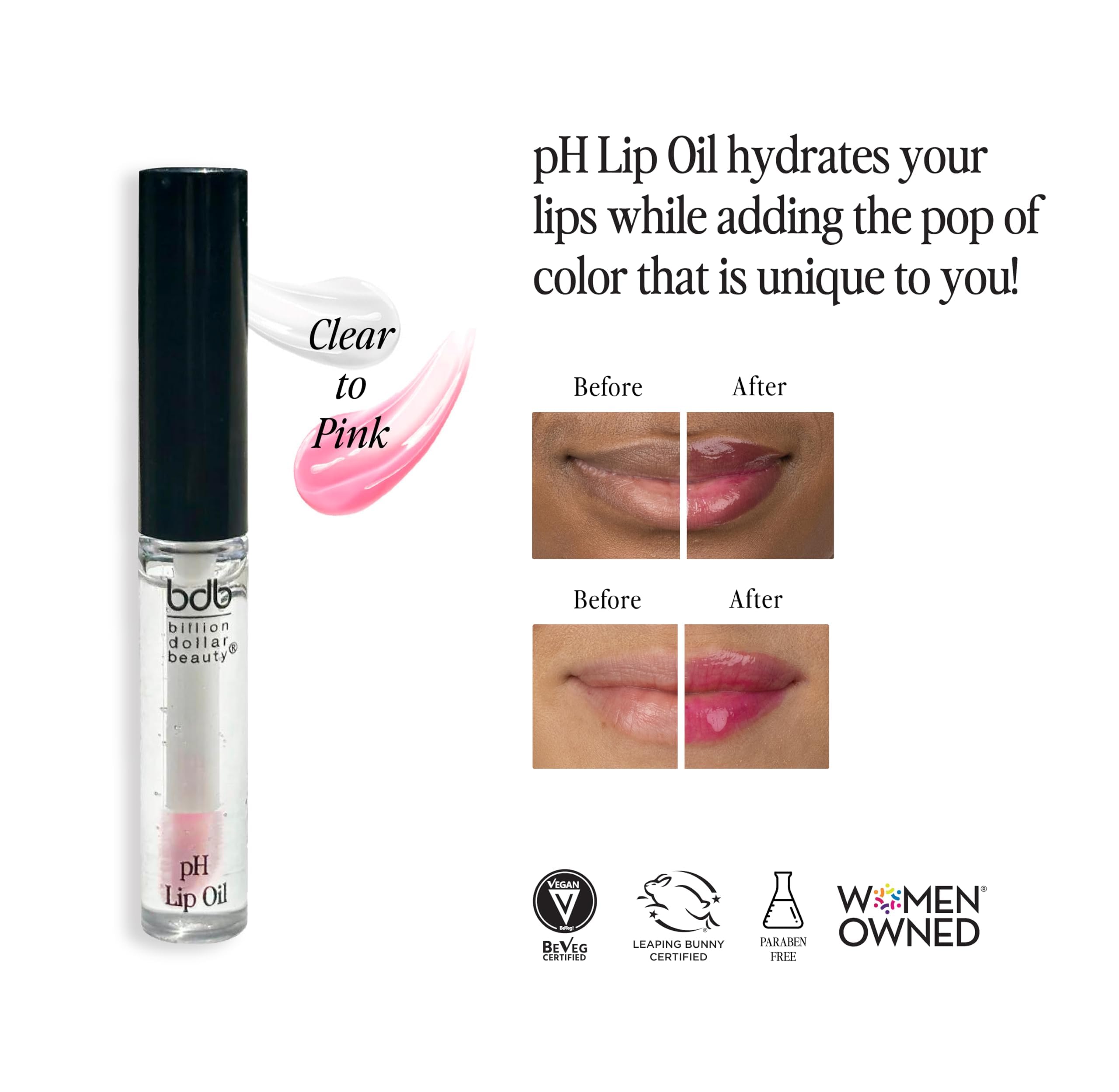 Foto 3 pulgar | Aceite Labial Multimillonario Para Cejas, Efecto Ruborizante De Ph Para Mujeres - Venta Internacional.