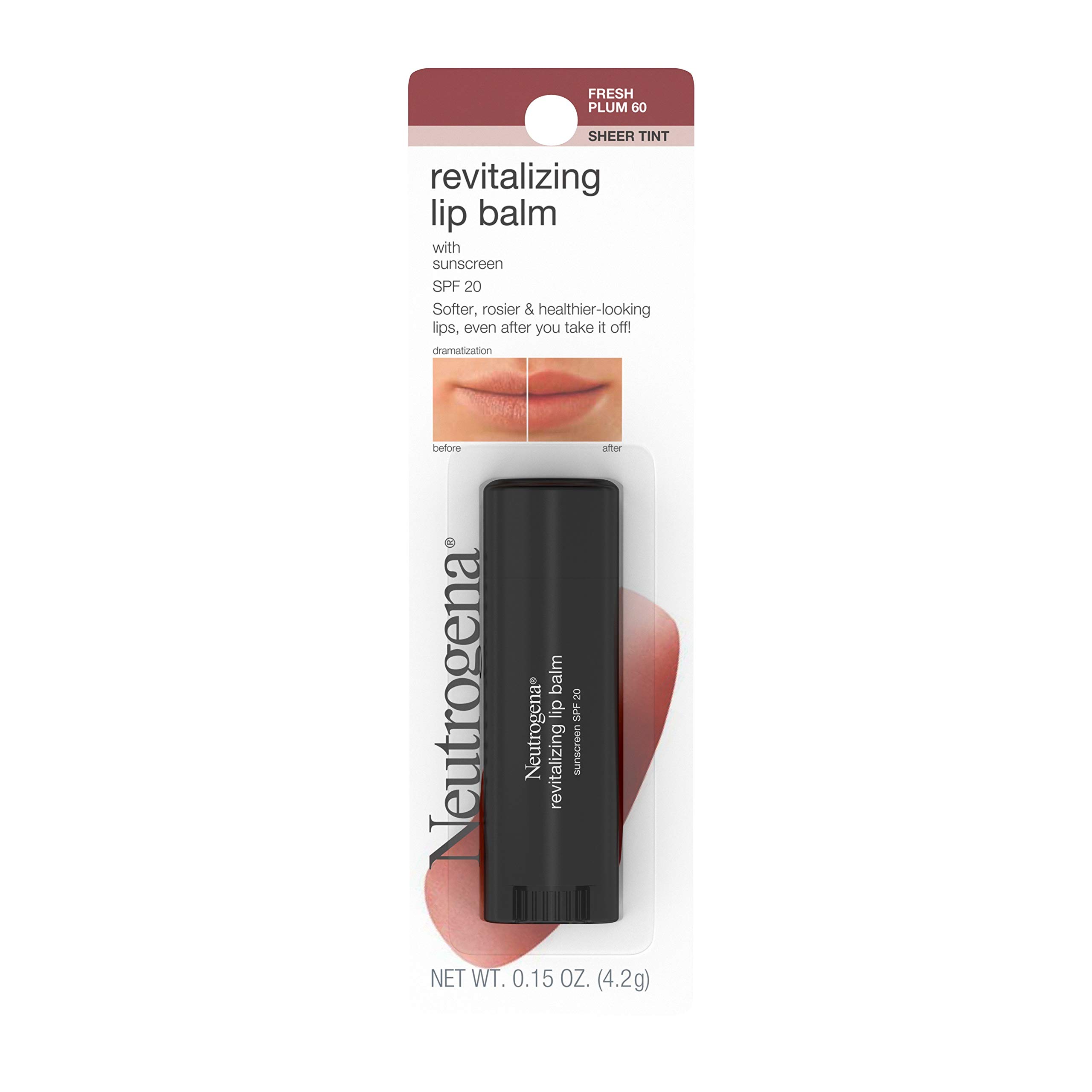 Foto 3 pulgar | Bálsamo Labial Neutrogena Hidratante Revitalizante Spf 20 Fresh Plum - Venta Internacional.