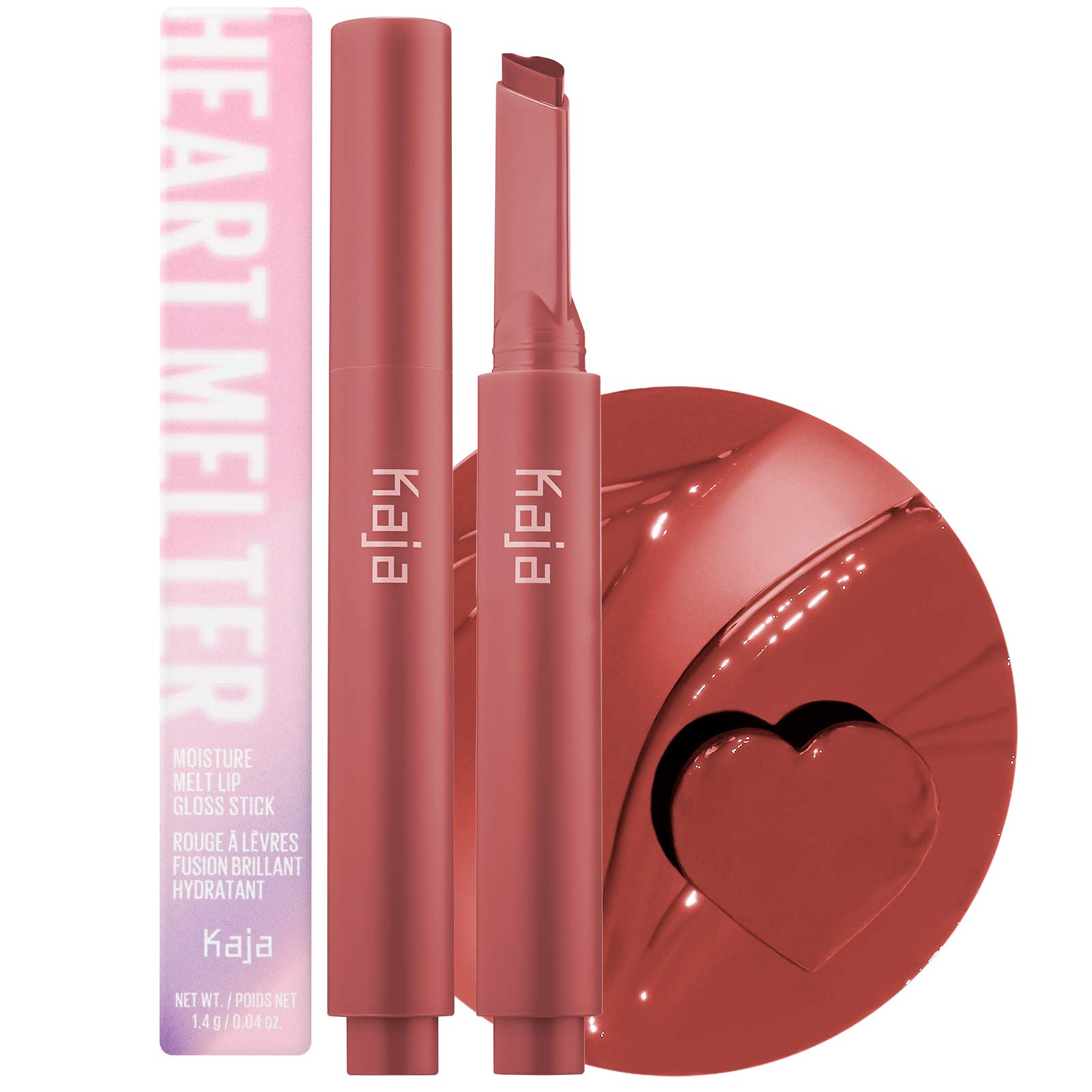Brillo De Labios Kaja Heart Melter, Acabado Brillante, 1,2 Ml - Venta Internacional.