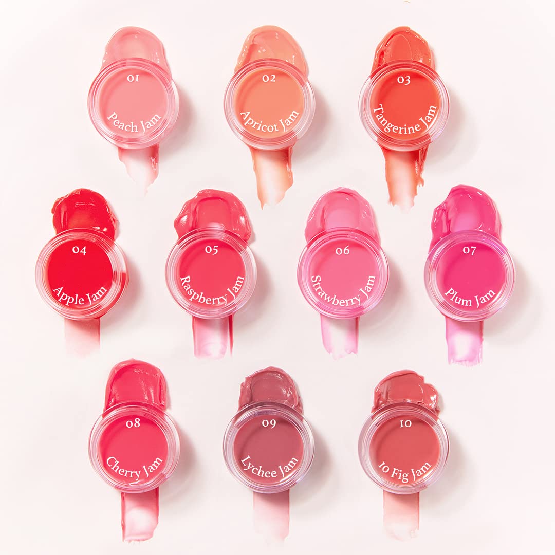 Foto 4 pulgar | Bálsamo Labial Dasique Fruity Lip Jam #01 Peach Jam High-shine Vegan - Venta Internacional.