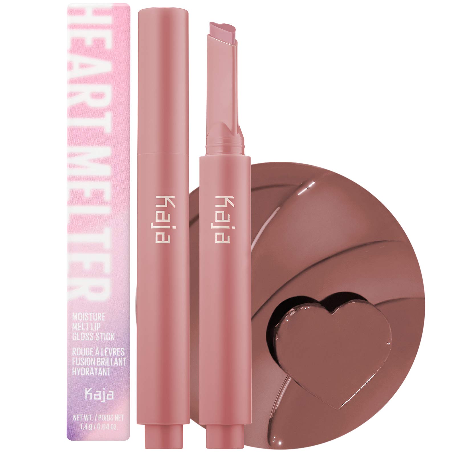Brillo De Labios Kaja Heart Melter Hidratante De Alto Brillo, 1,2 Ml - Venta Internacional.