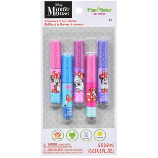 Foto 1 | Set De Brillo De Labios Disney Minnie Mouse, Paquete De 5, Con Sabor Para Niños - Venta Internacional.