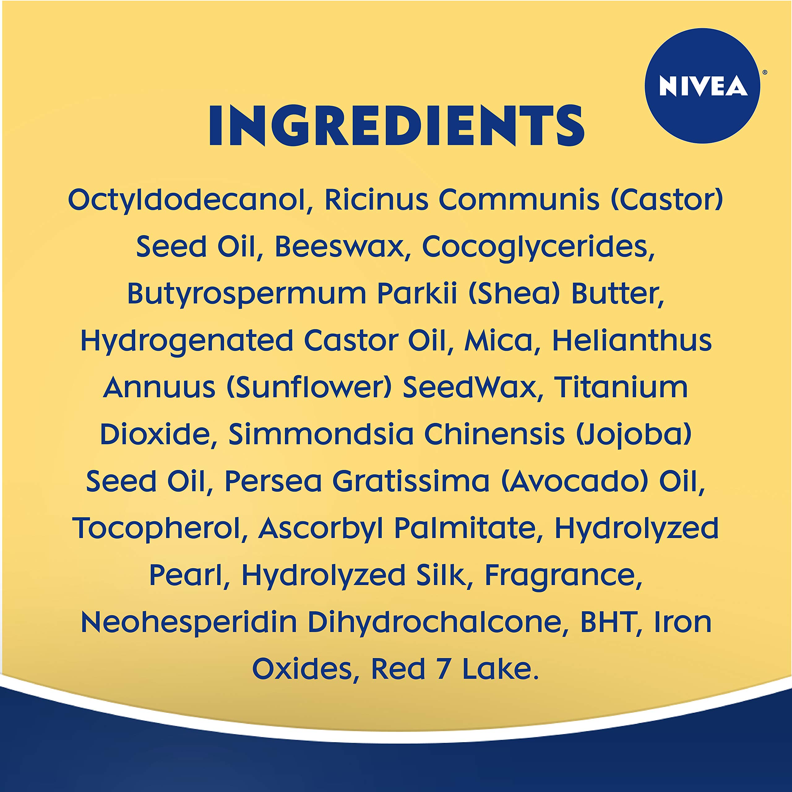 Foto 7 pulgar | Bálsamo Labial Nivea Shimmer Con Manteca De Karité Y Aceite De Jojoba, 4 X 5 Ml - Venta Internacional.