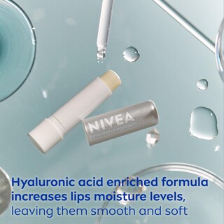 Foto 7 | Bálsamo Labial Nivea Dewy Lip Care Con Ácido Hialurónico, 5 Ml (paquete De 4) - Venta Internacional.