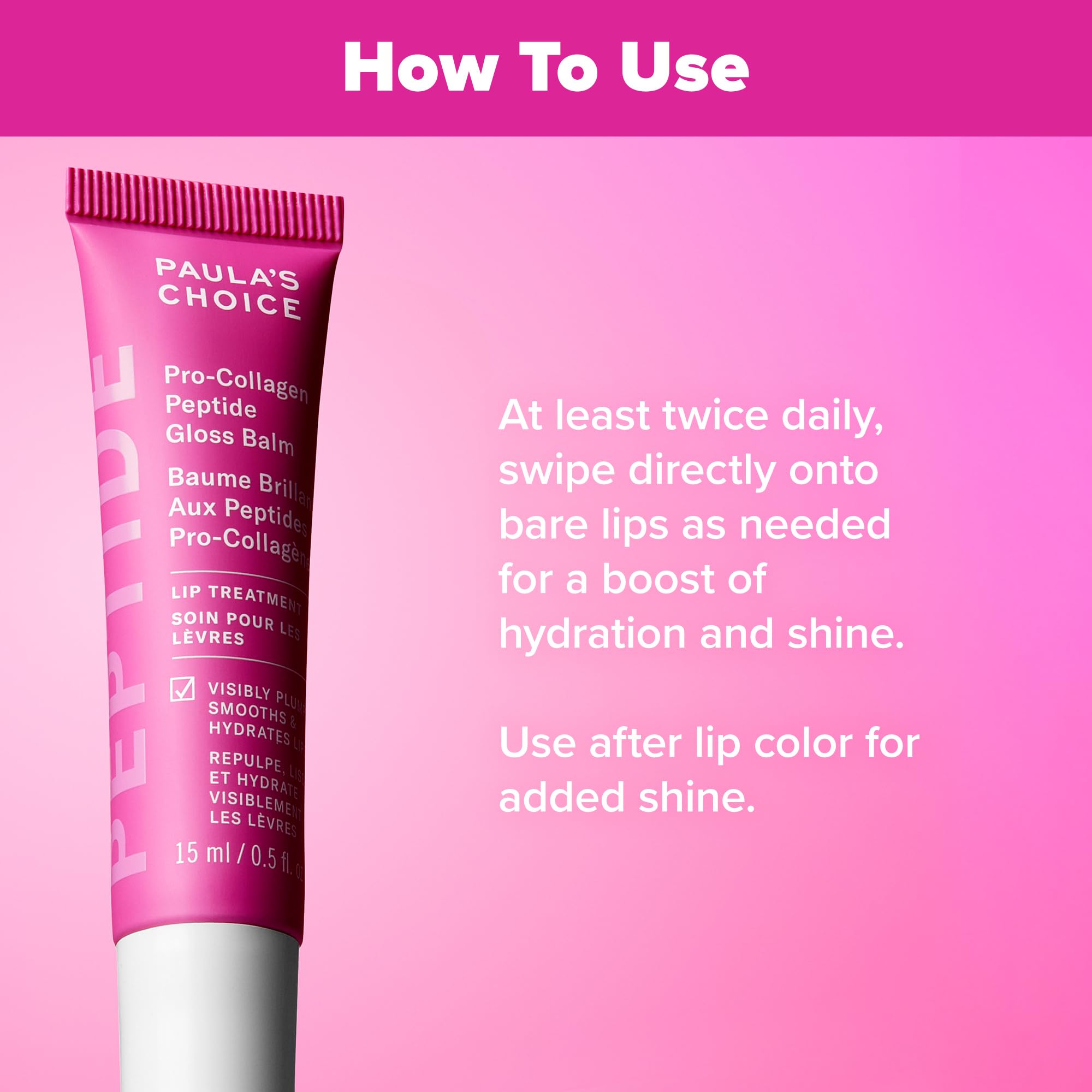 Foto 8 pulgar | Tratamiento Labial Paula's Choice Pro-collagen Peptide 15 Ml - Venta Internacional.