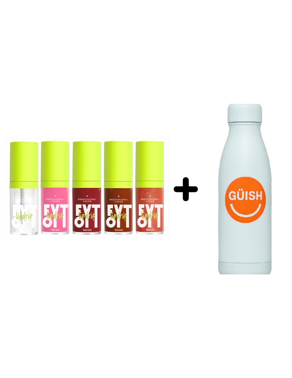 Foto 1 | Set De Liquid Lip Oil Gloss + Gratis Termo Güish De Regalo