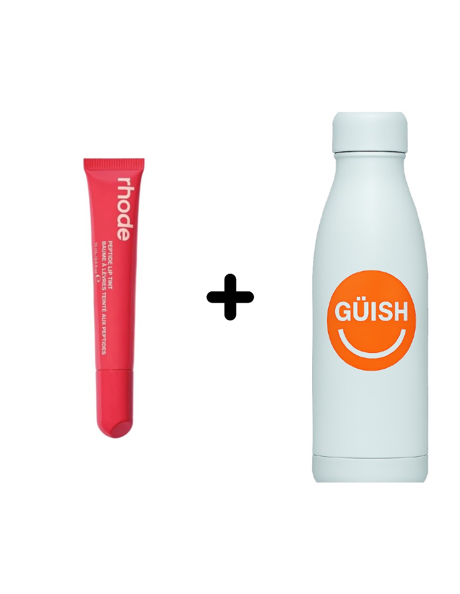 Foto 2 pulgar | Rhode Lip Peptide Lip Tint By Hailey Bieber Guava Spritz + Gratis Termo Güish De Regalo