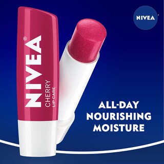 Foto 5 | Bálsamo Labial Nivea Cherry Tinted Lip Care, Paquete De 4 - Venta Internacional.