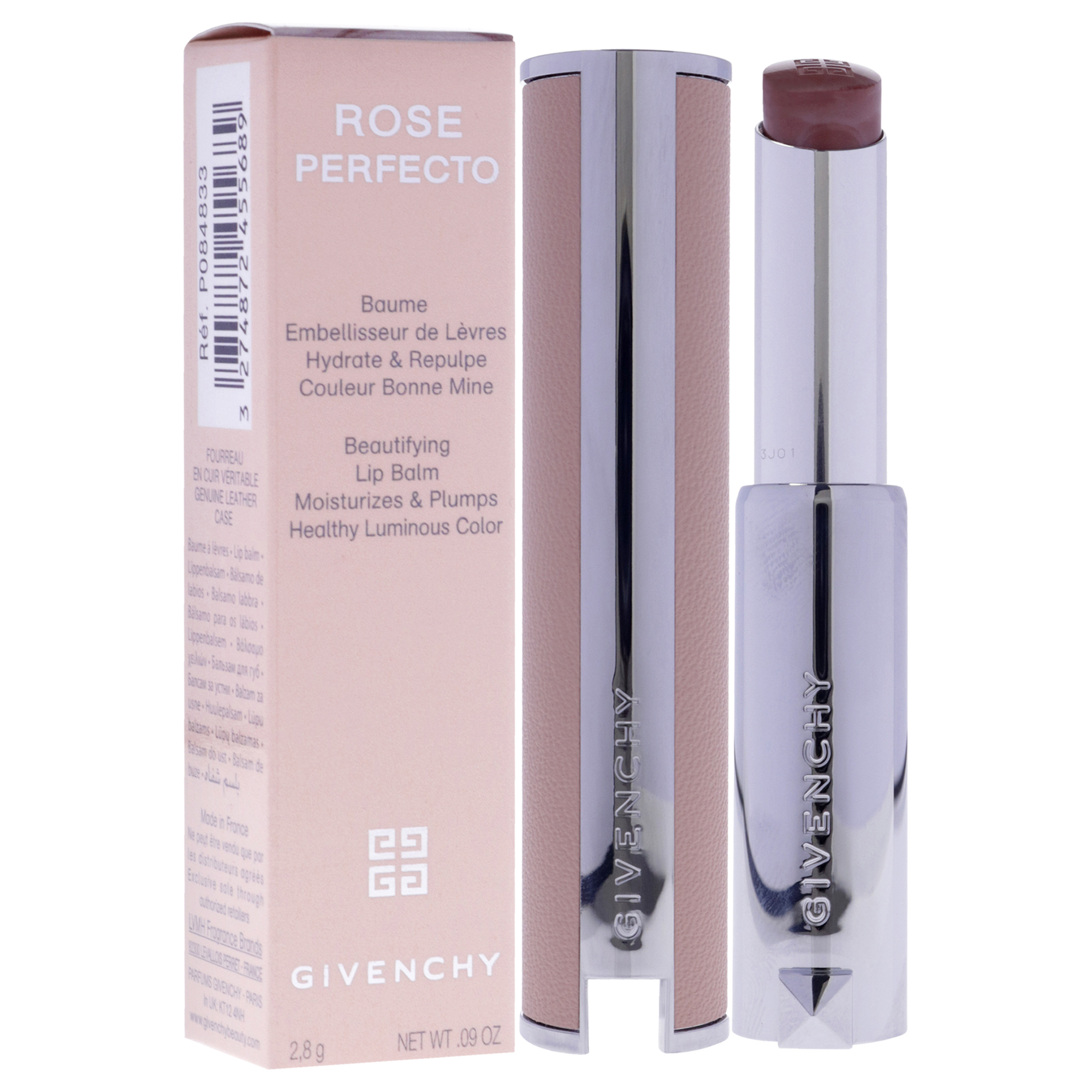 Foto 3 | Bálsamo Labial Givenchy Rose Perfecto Beautifying 110 Milky Nude - Venta Internacional.