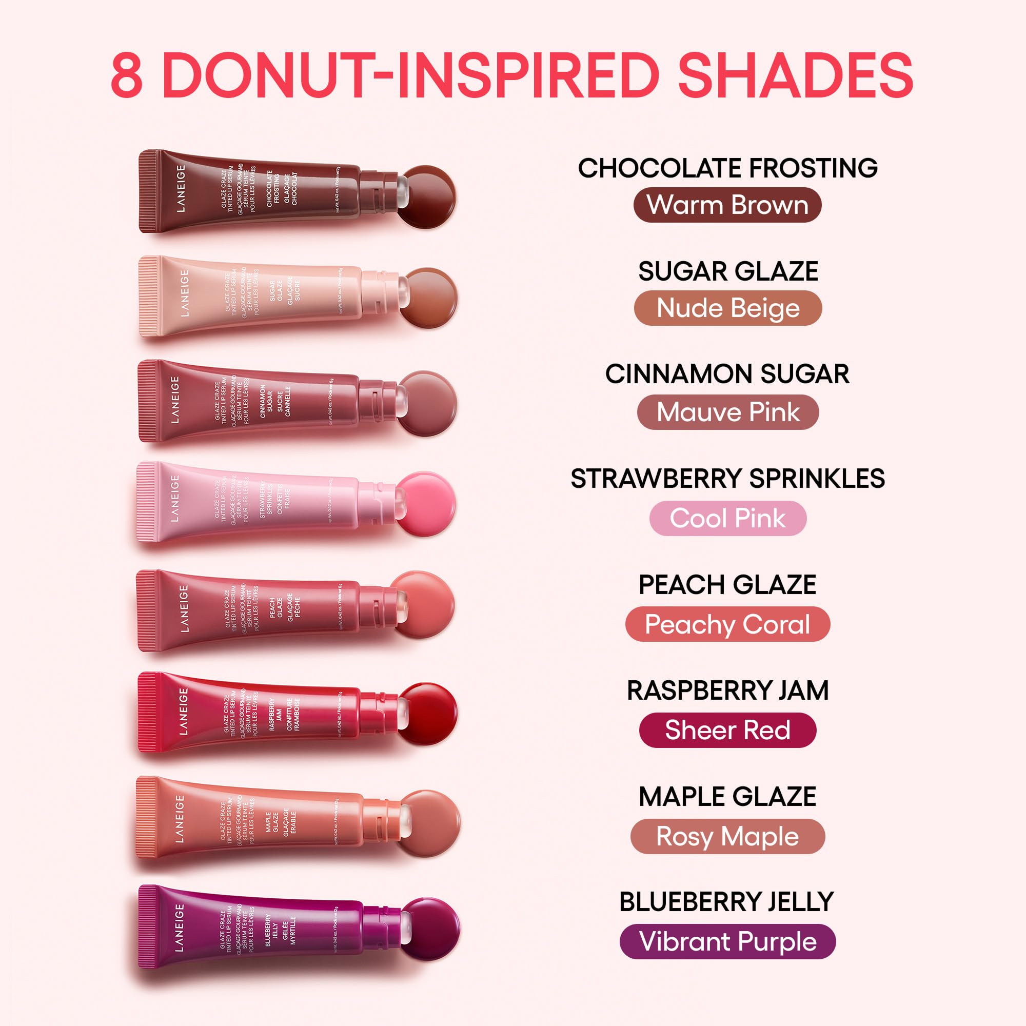 Foto 5 | Sérum Labial Teñido Laneige Glaze Craze Strawberry Sprinkles - Venta Internacional.