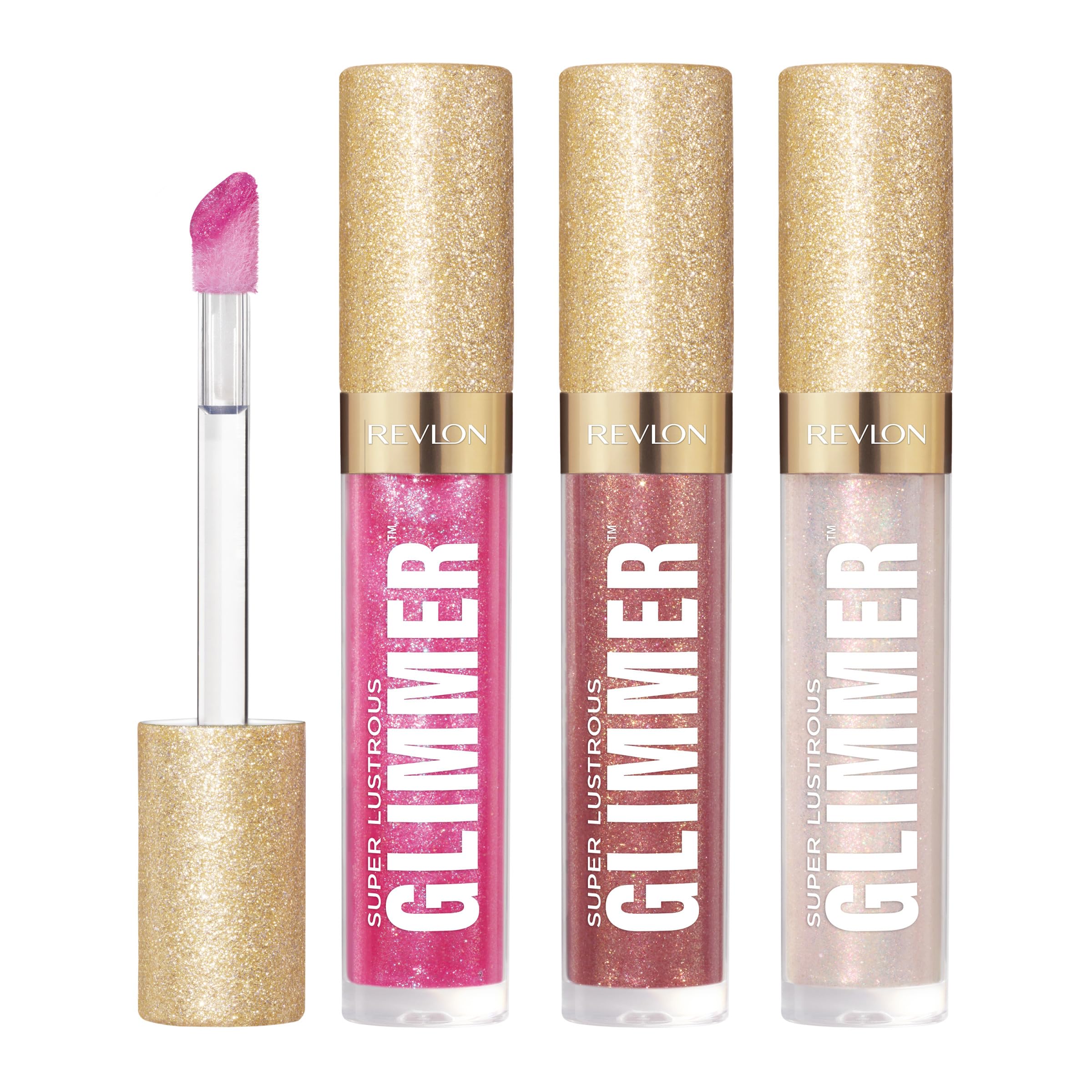 Foto 2 pulgar | Set De Maquillaje De Labios Revlon Super Lustrous Glimmer Gloss De 3 Piezas - Venta Internacional.
