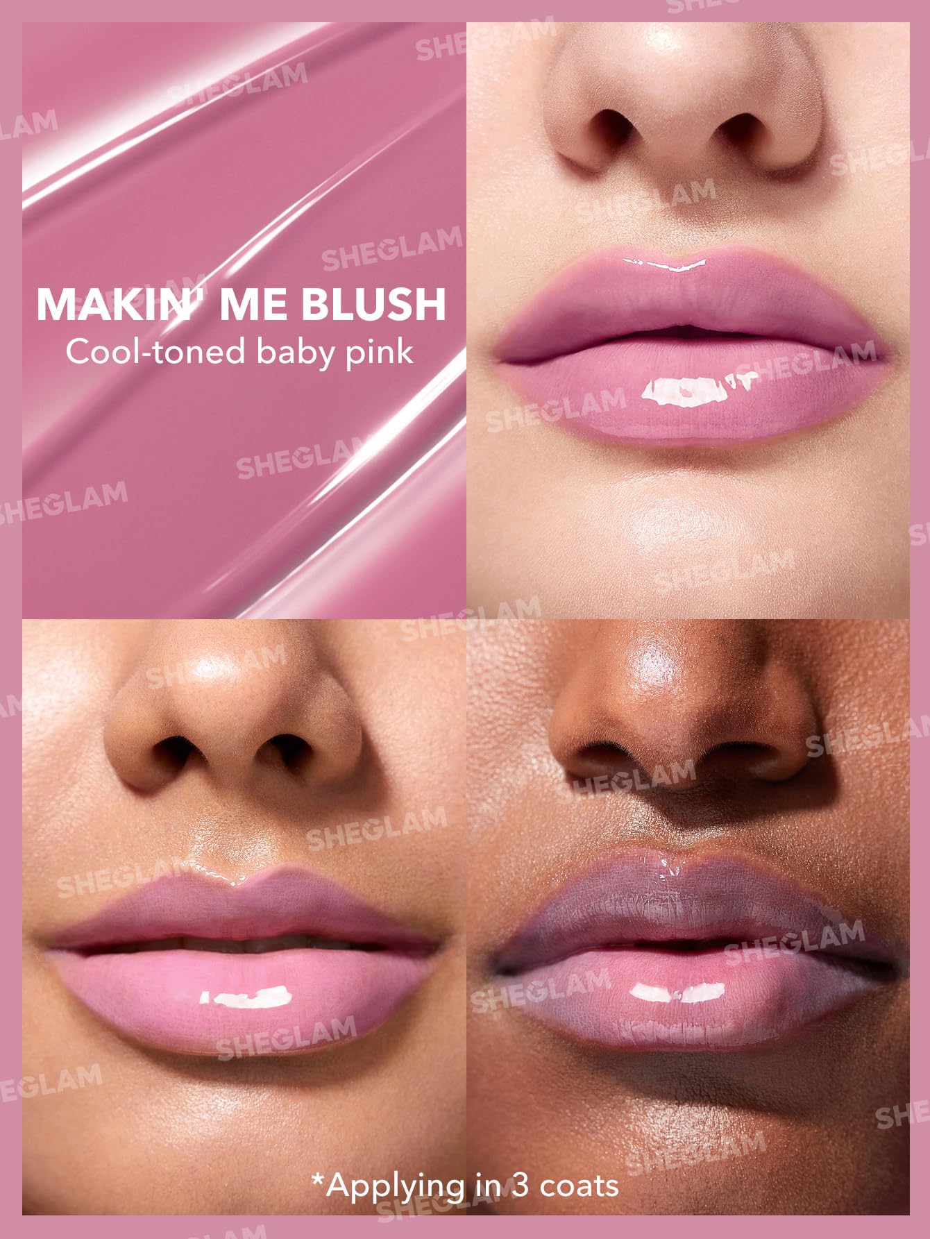 Foto 4 pulgar | Brillo De Labios Sheglam Poutperfect Hidratante Con Aceite De Coco - Venta Internacional.