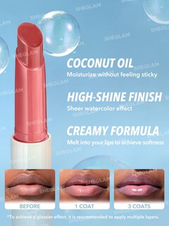 Foto 4 | Brillo De Labios Sheglam Poutperfect Hidratante Con Aceite De Coco - Venta Internacional.