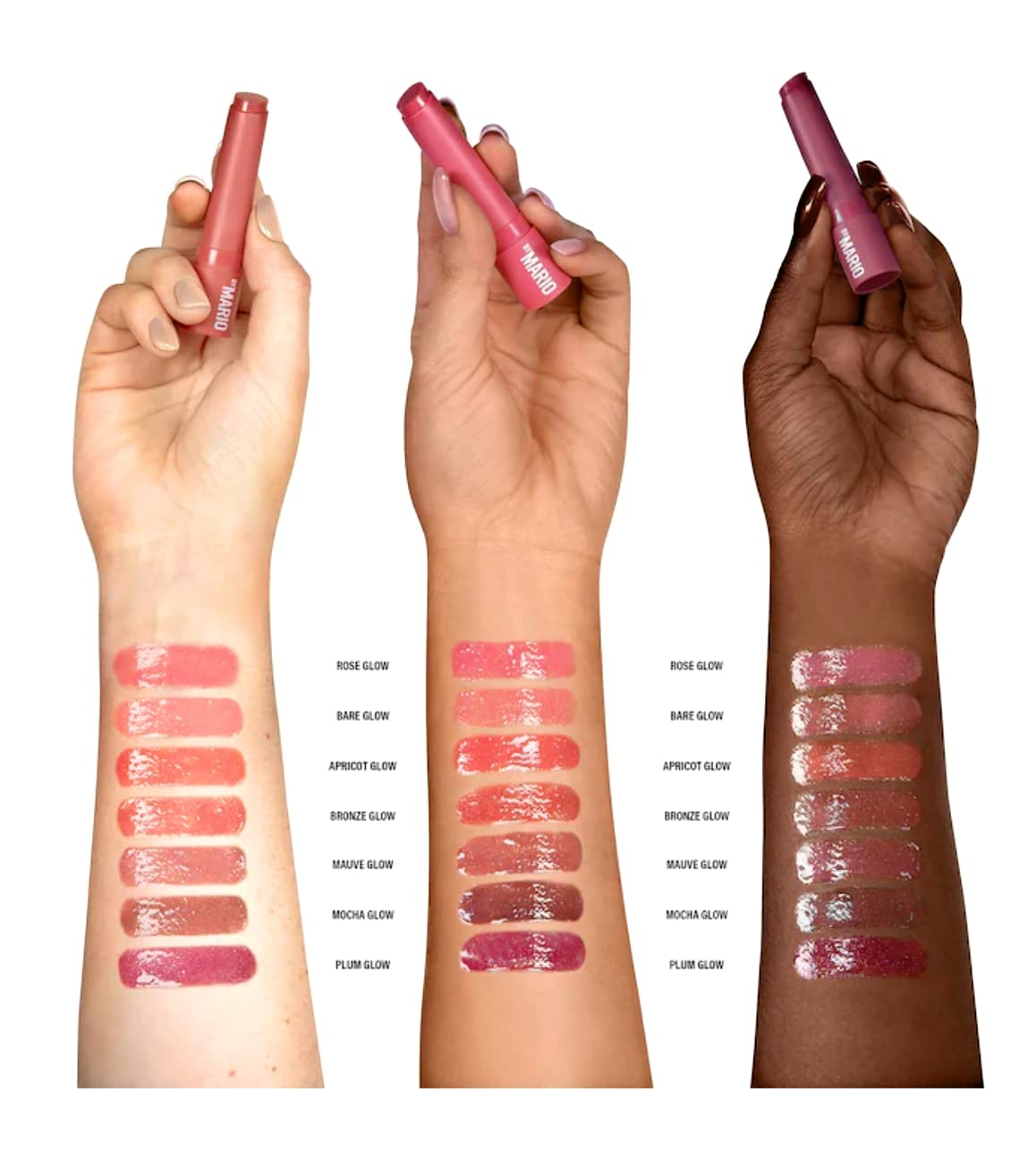 Foto 3 pulgar | Sérum De Maquillaje Para Labios De Mario Moisture Glow Plumping Apricot - Venta Internacional.