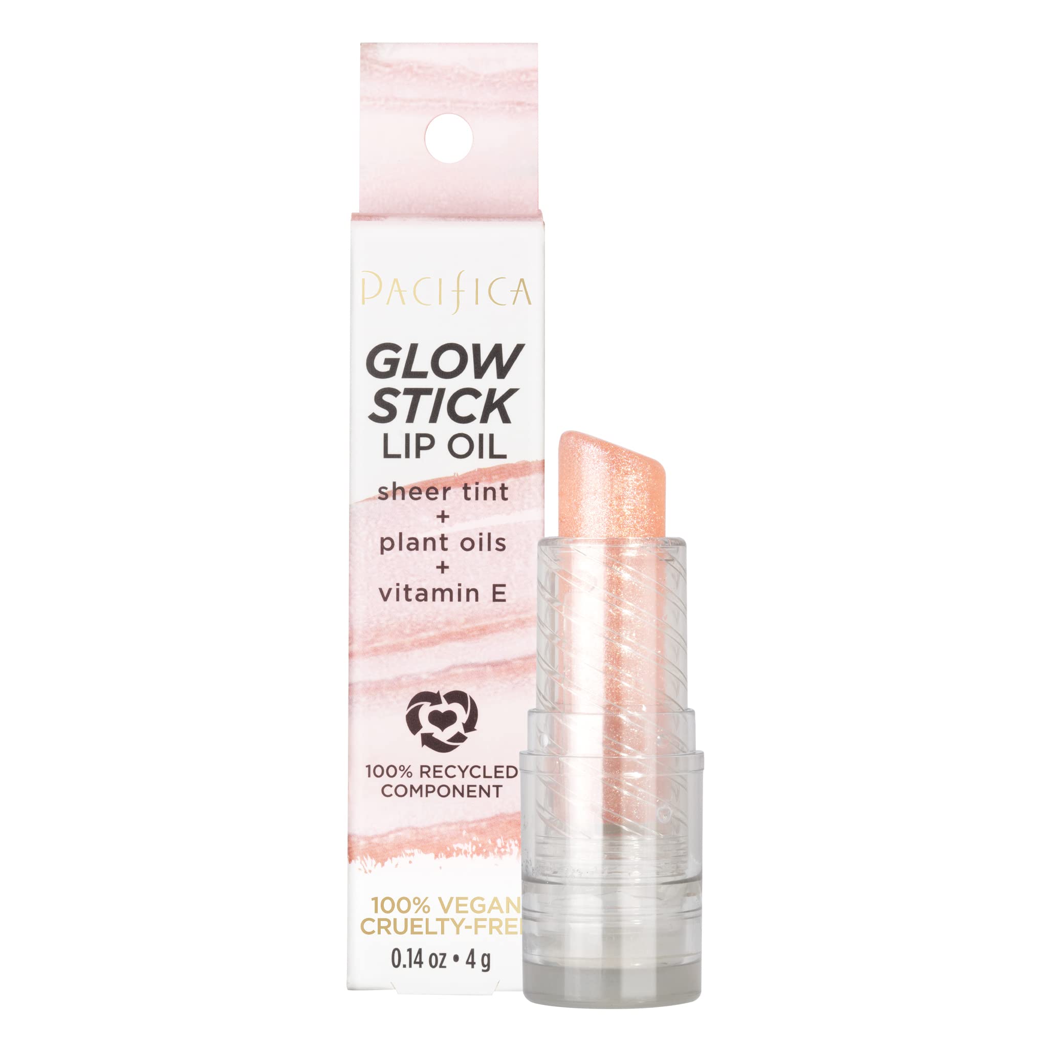 Foto 2 pulgar | Aceite Labial Pacifica Glow Stick Pink Sheer, 4 Ml, Para Mujer - Venta Internacional.