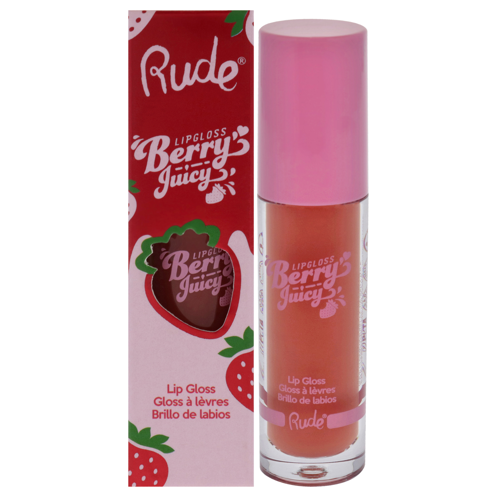 Foto 1 | Brillo De Labios Rude Cosmetics Berry Juicy 88404 Nudist Para Mujer - Venta Internacional.