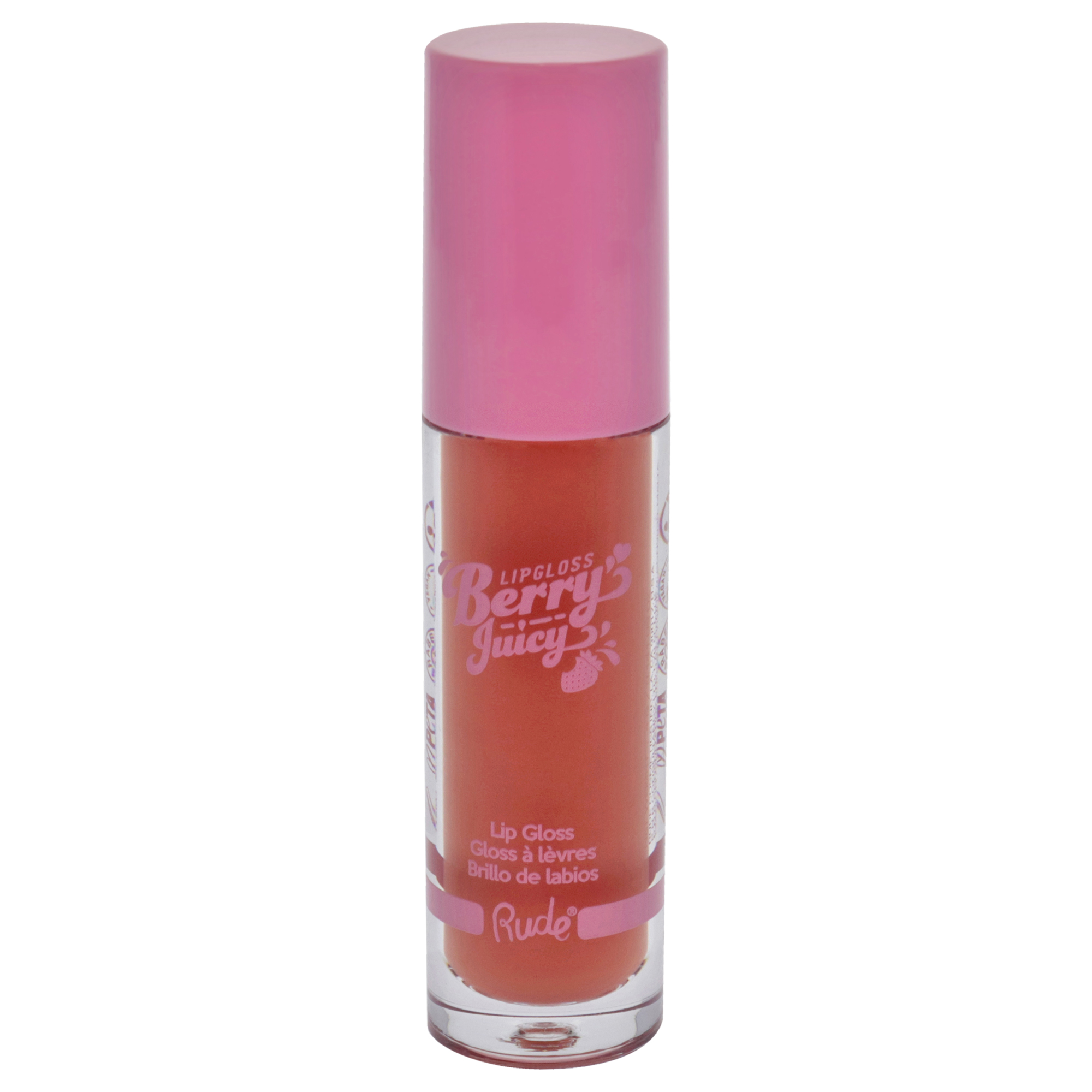 Foto 3 pulgar | Brillo De Labios Rude Cosmetics Berry Juicy 88404 Nudist Para Mujer - Venta Internacional.