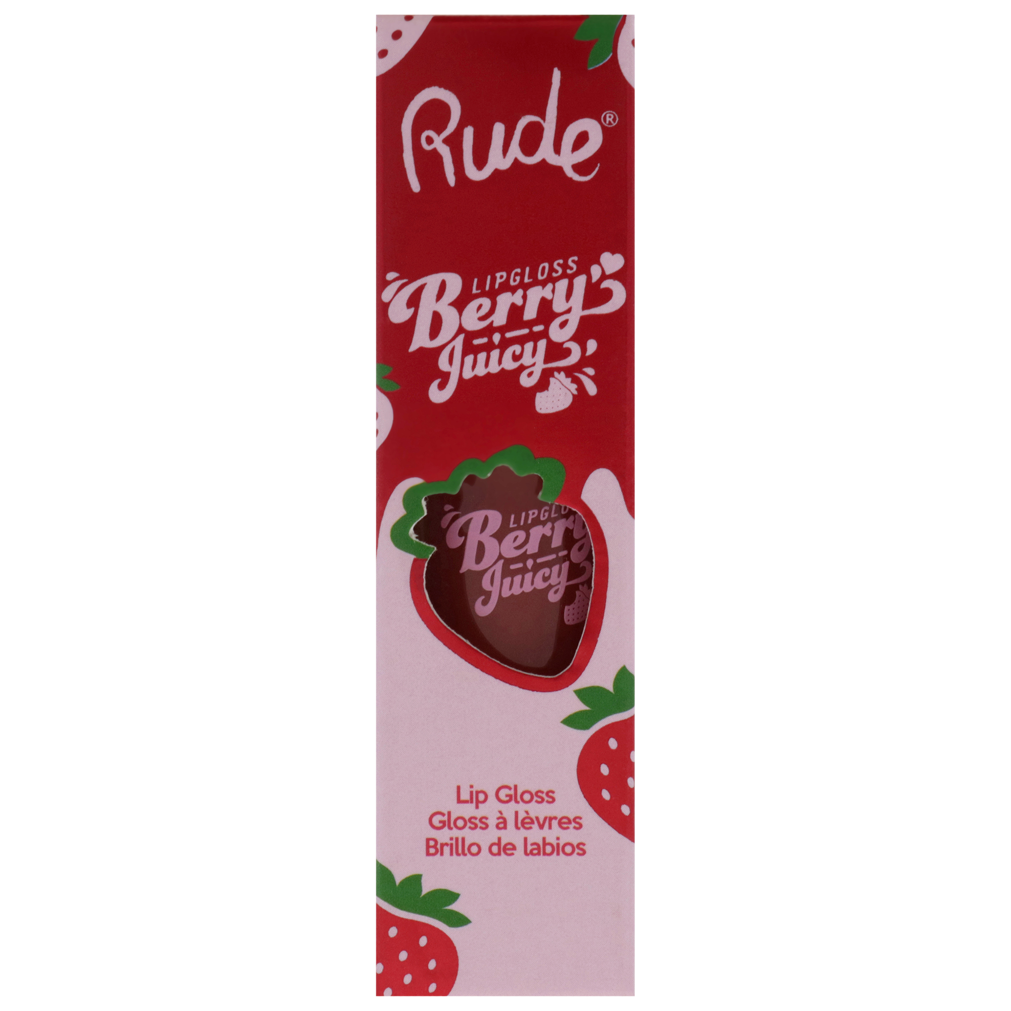 Foto 6 pulgar | Brillo De Labios Rude Cosmetics Berry Juicy 88404 Nudist Para Mujer - Venta Internacional.