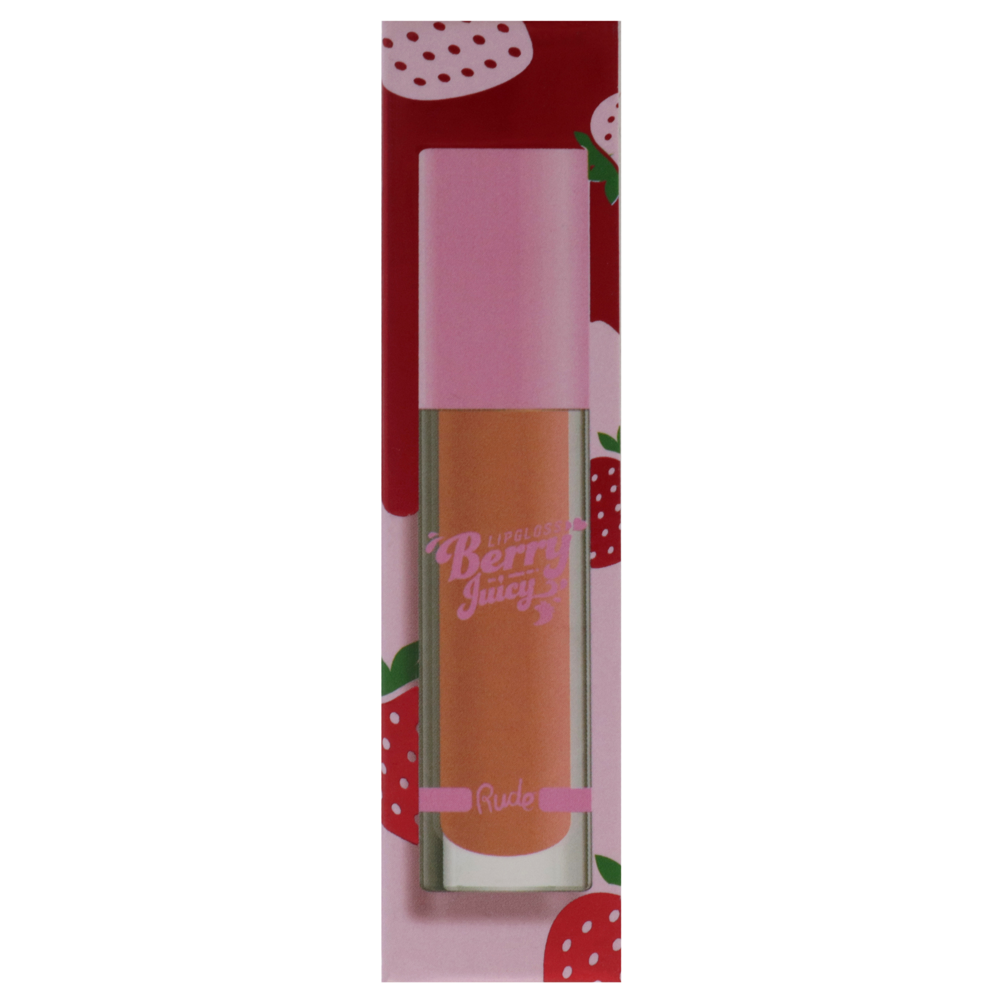 Foto 7 pulgar | Brillo De Labios Rude Cosmetics Berry Juicy 88404 Nudist Para Mujer - Venta Internacional.