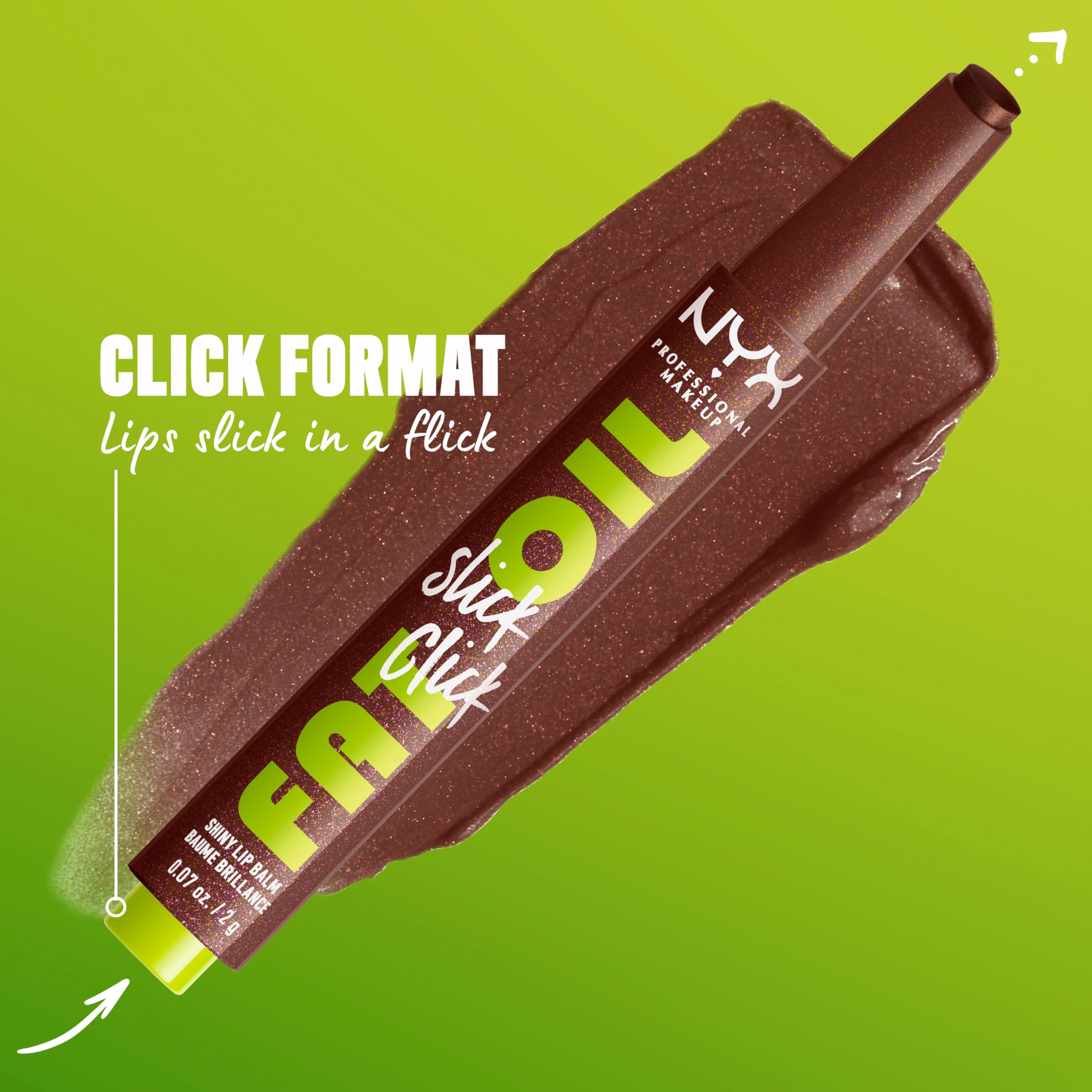 Foto 5 pulgar | Bálsamo Labial Nyx Professional Makeup Fat Oil Slick Click Vegan - Venta Internacional.