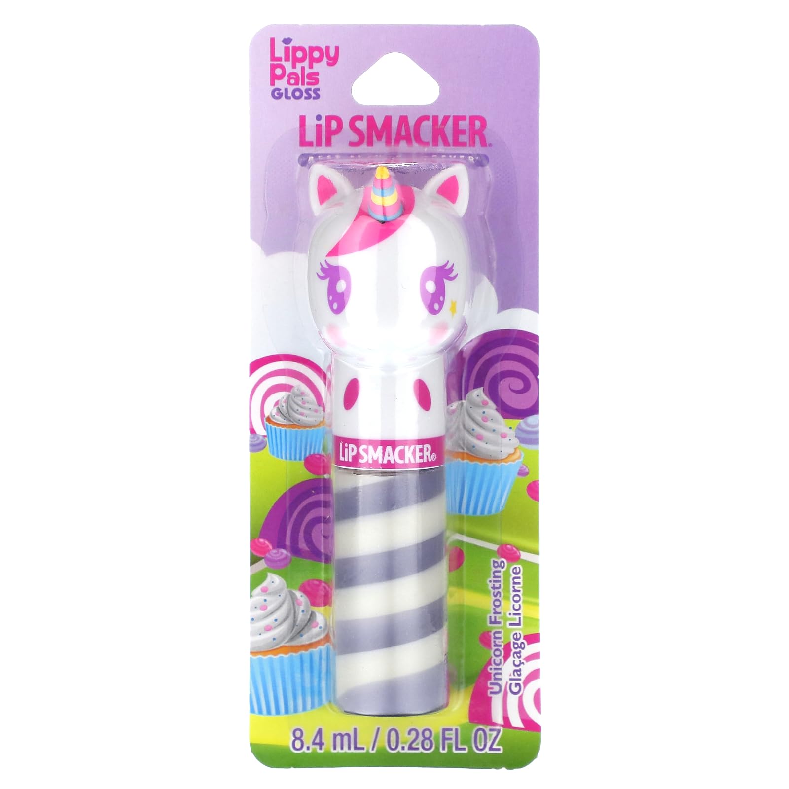 Foto 3 pulgar | Bálsamo Labial Lip Smacker Lippy Pals Swirls Con Sabor A Unicornio - Venta Internacional.