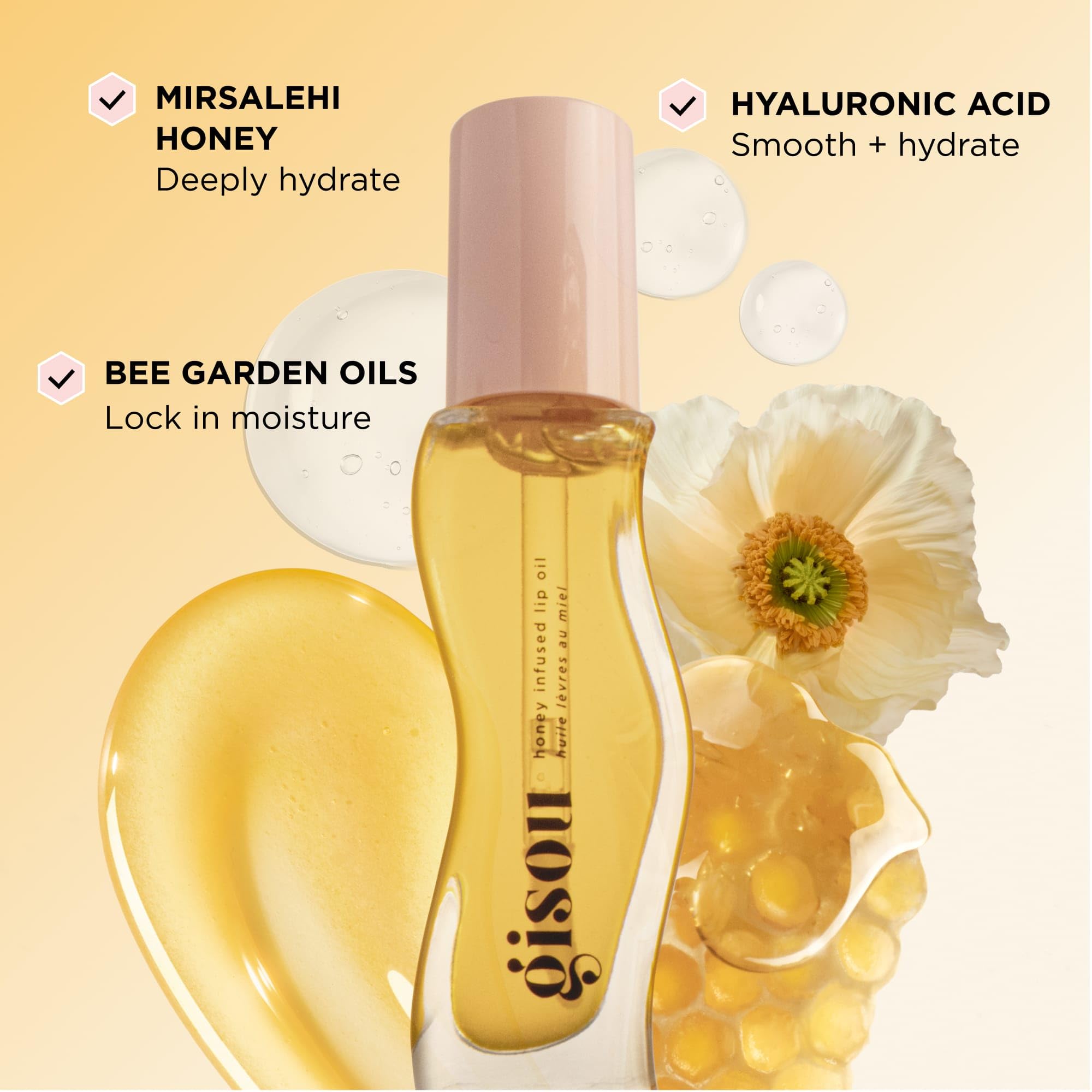 Foto 4 pulgar | Aceite Labial Hidratante Con Infusión De Miel Gisou, 8 Ml, Nutritivo Y Transparente - Venta Internacional.