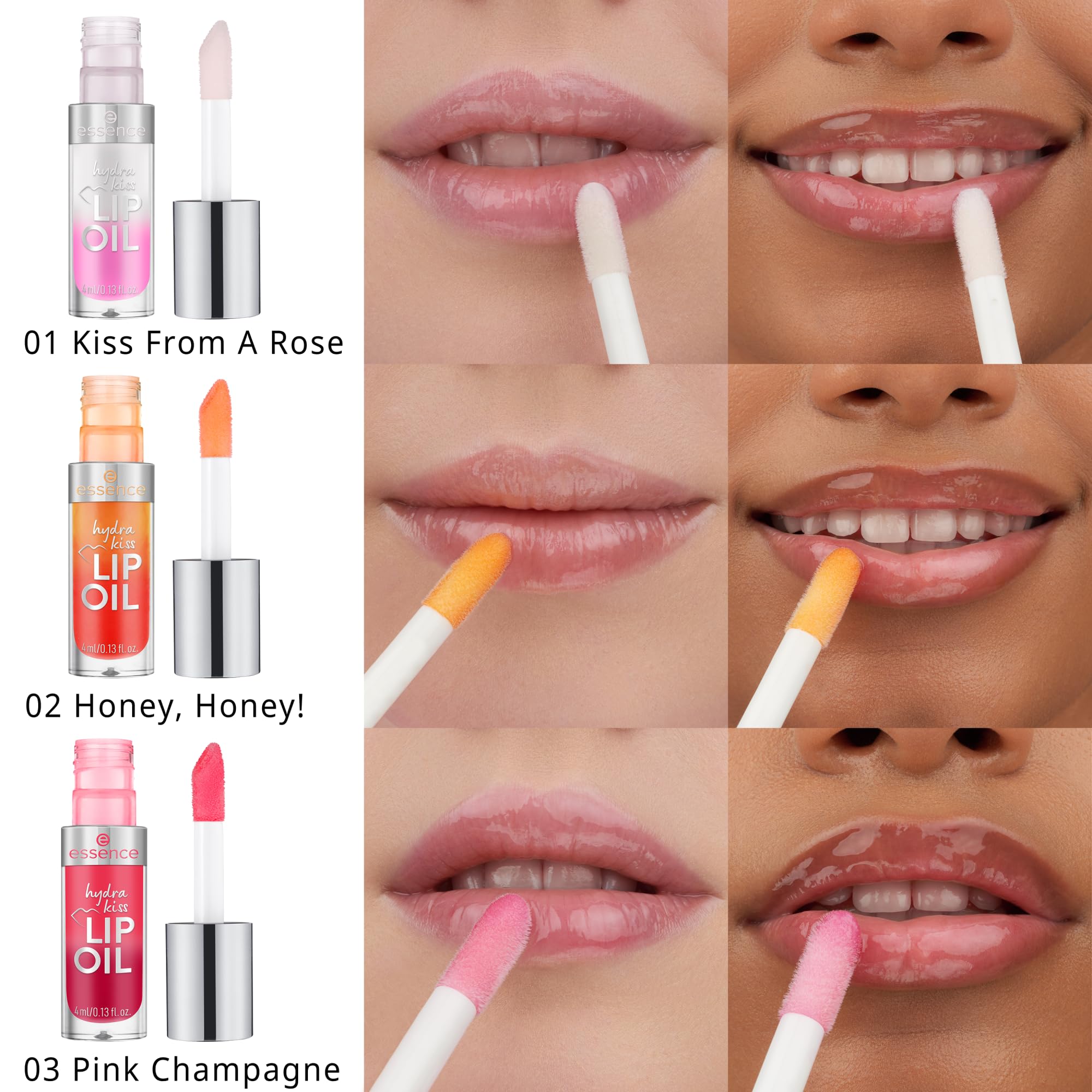 Foto 8 pulgar | Esencia De Aceite Labial Hydra Kiss Vegan & Cruelty Free Honey 02 - Venta Internacional.