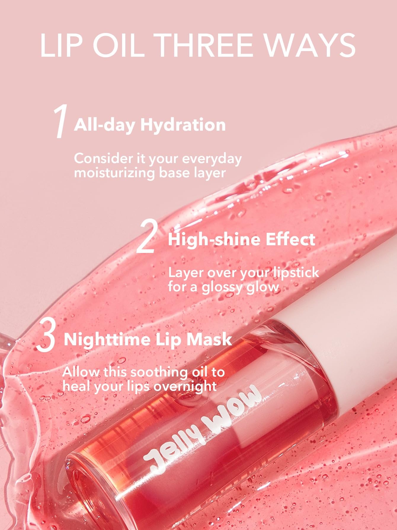 Foto 3 pulgar | Aceite Labial Sheglam Jelly Wow, Hidratante Y No Pegajoso, Incluye Bayas - Venta Internacional.