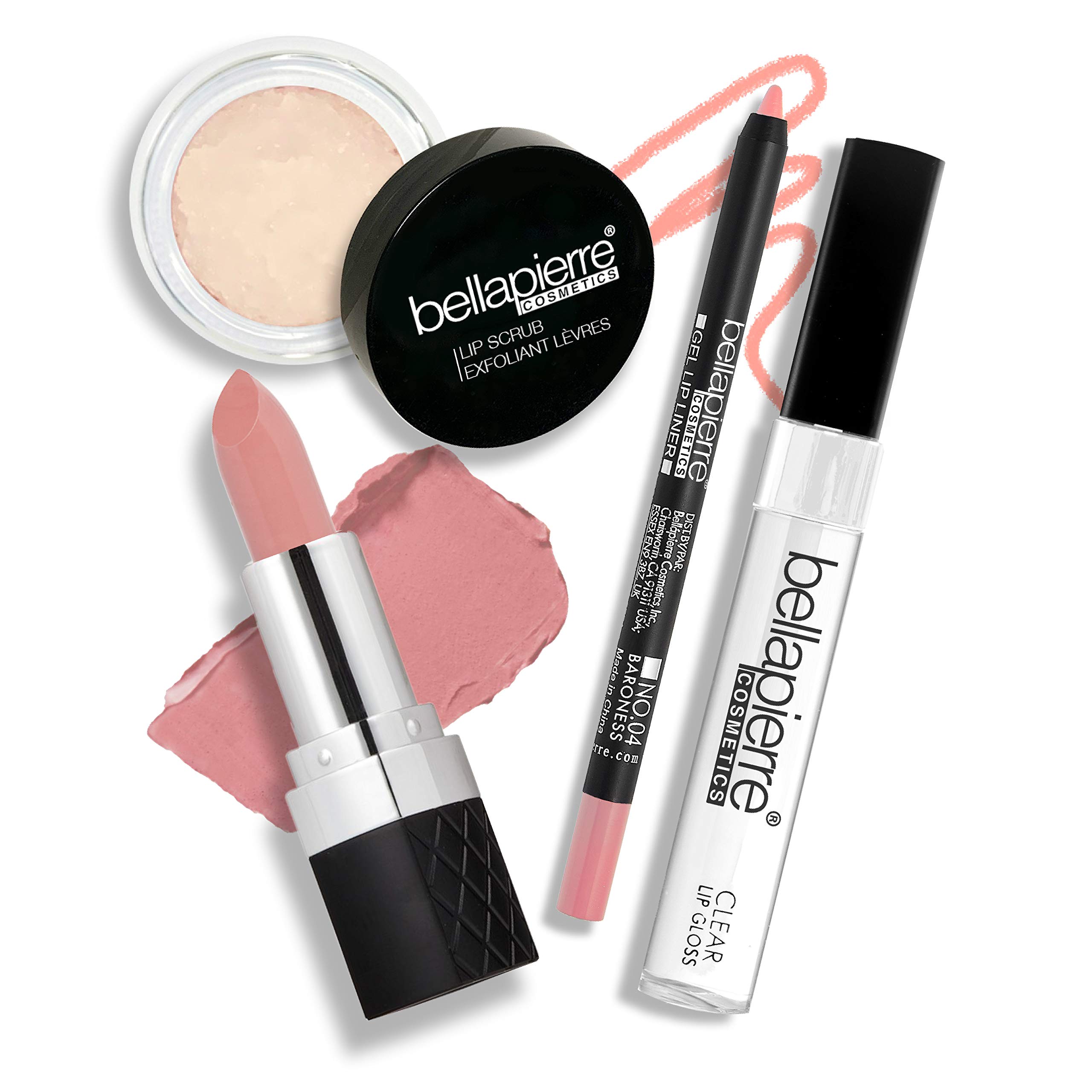 Foto 2 pulgar | Kit De Maquillaje Bellapierre Best In Pout Lip Scrub, Lápiz Labial - Venta Internacional.