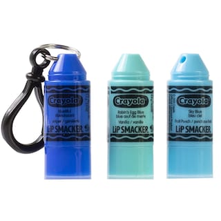 Foto 2 | Bálsamo Labial Lip Smacker Crayola Crayon, Apilable, Azul Transparente - Venta Internacional.