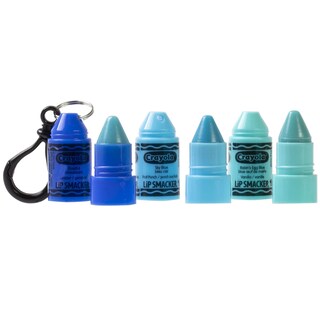 Foto 3 | Bálsamo Labial Lip Smacker Crayola Crayon, Apilable, Azul Transparente - Venta Internacional.