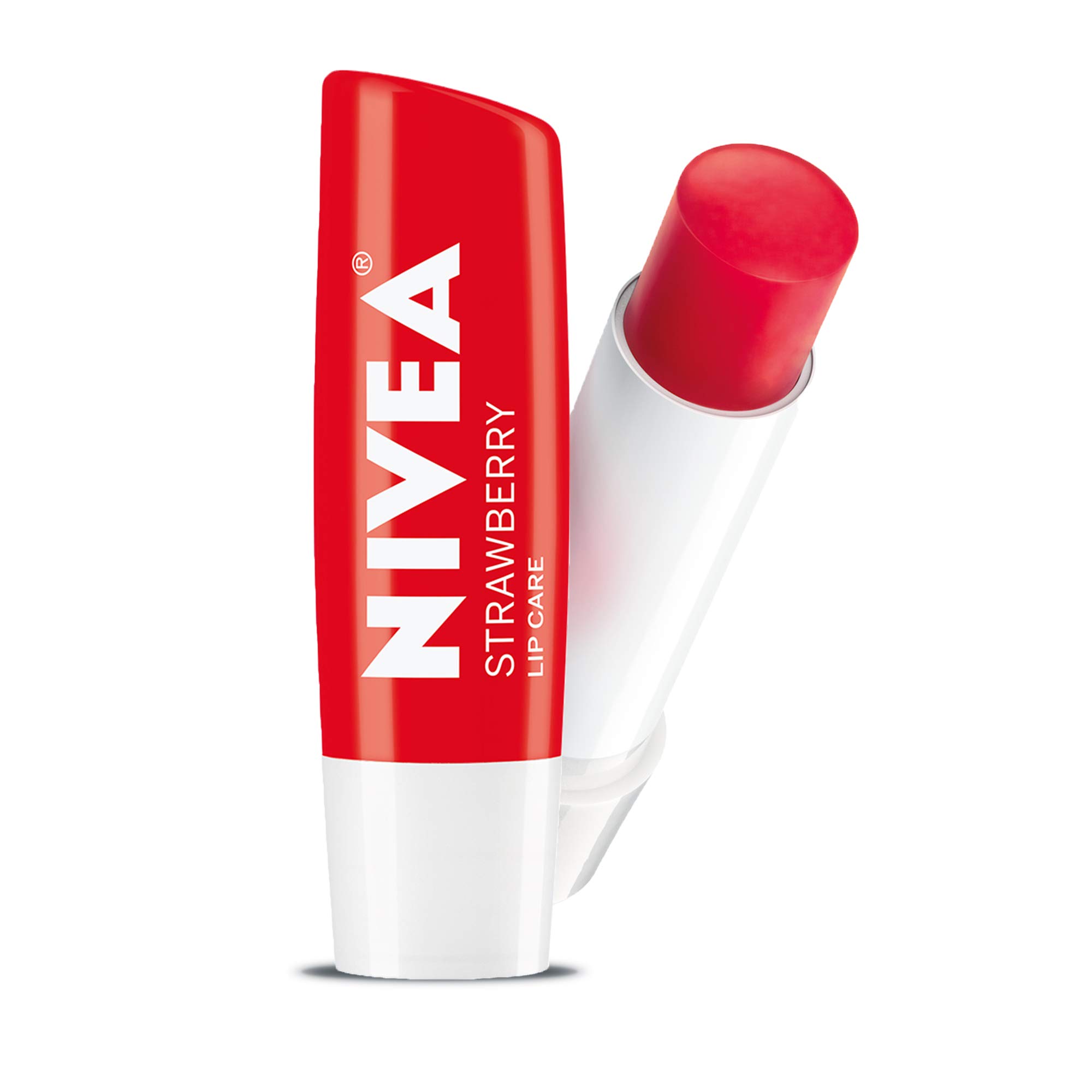 Foto 8 pulgar | Bálsamo Labial Nivea Para El Cuidado De Labios Con Color Fresa, Paquete De 4 - Venta Internacional.