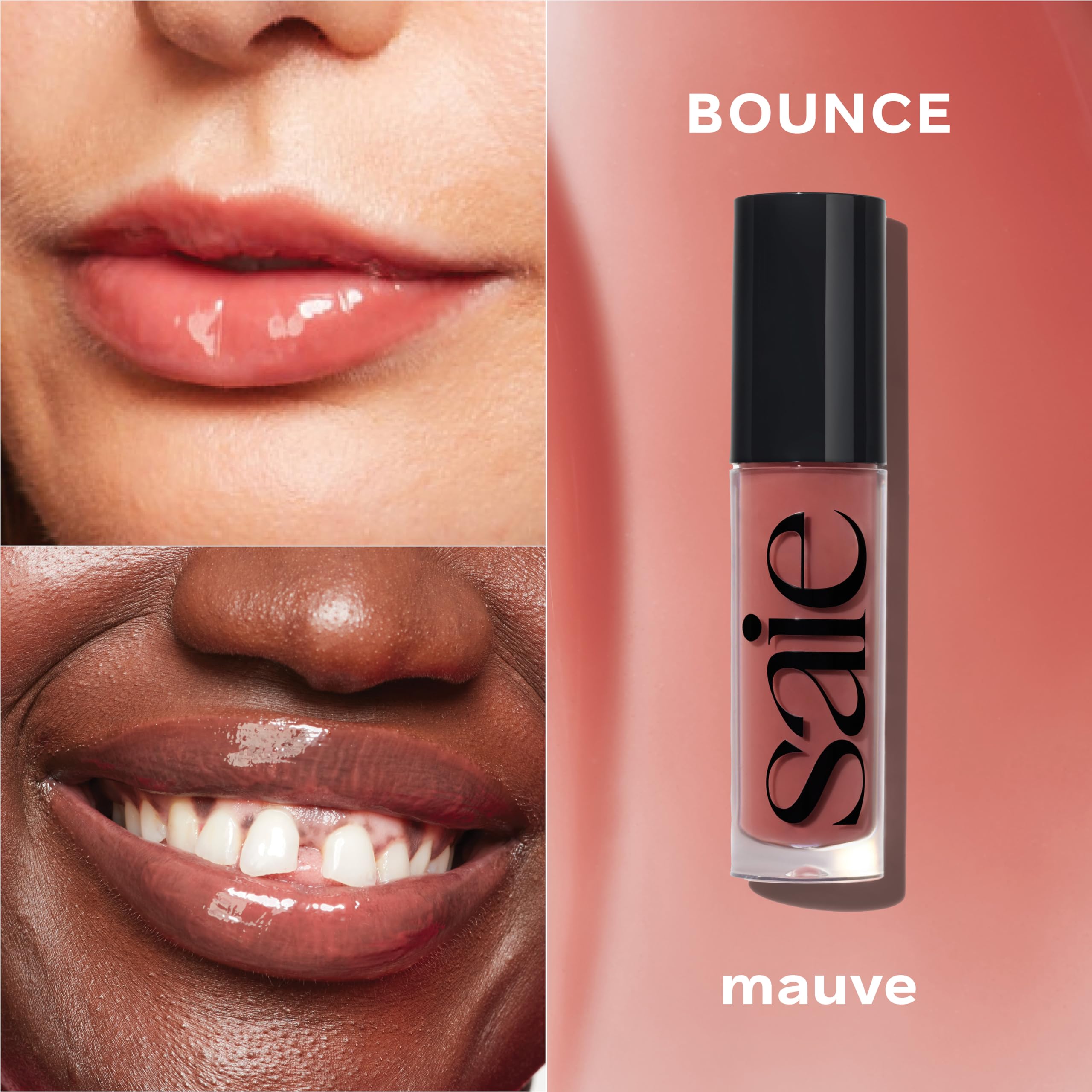 Foto 3 | Brillo De Labios Saie Glossybounce High-shine Hydrating Bounce - Venta Internacional.