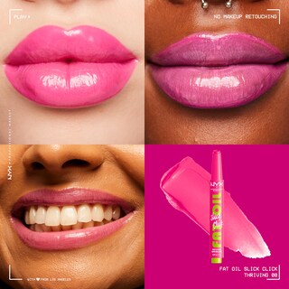 Foto 2 | Bálsamo Labial Nyx Professional Makeup Fat Oil Slick Click Thriving - Venta Internacional.