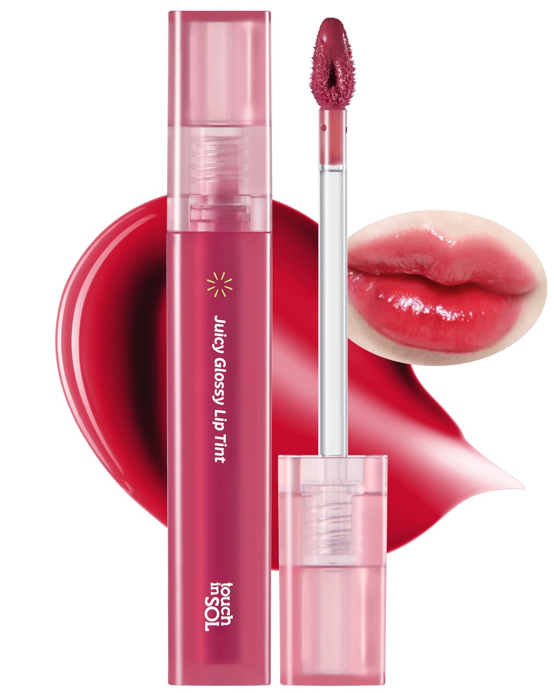 Foto 2 pulgar | Tinte Labial Touch In Sol Vegan Again Juicy Glossy, 3,8 Ml, Color Cereza - Venta Internacional.